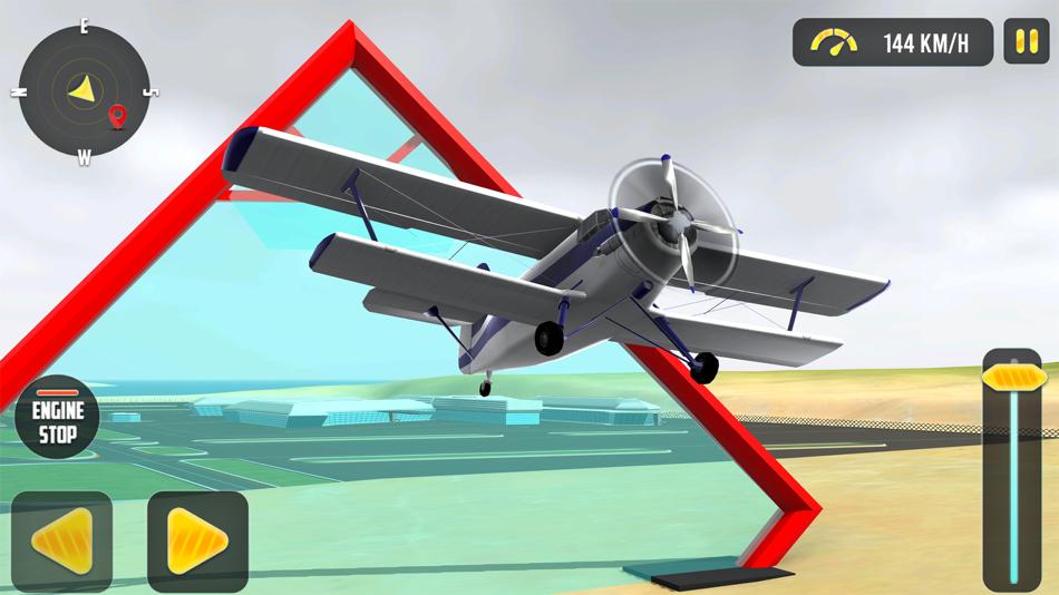 #4. Flight Simulator-Airplane Game (iOS) Bởi: Auzi Apps Studios