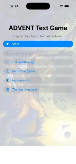 Capture d'écran de Advent - Text Game sur iPhone 1