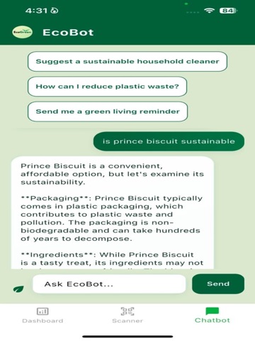 EcoGreen AiGeo iPad screenshot