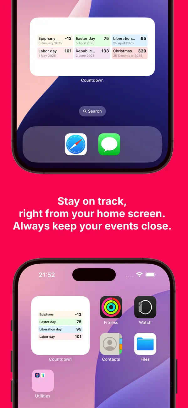 #2. Cοuntdown (iOS) Ved: Marco Tini