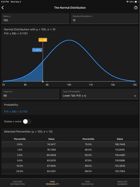 Screenshot #5 pour Art of Stat: Distributions