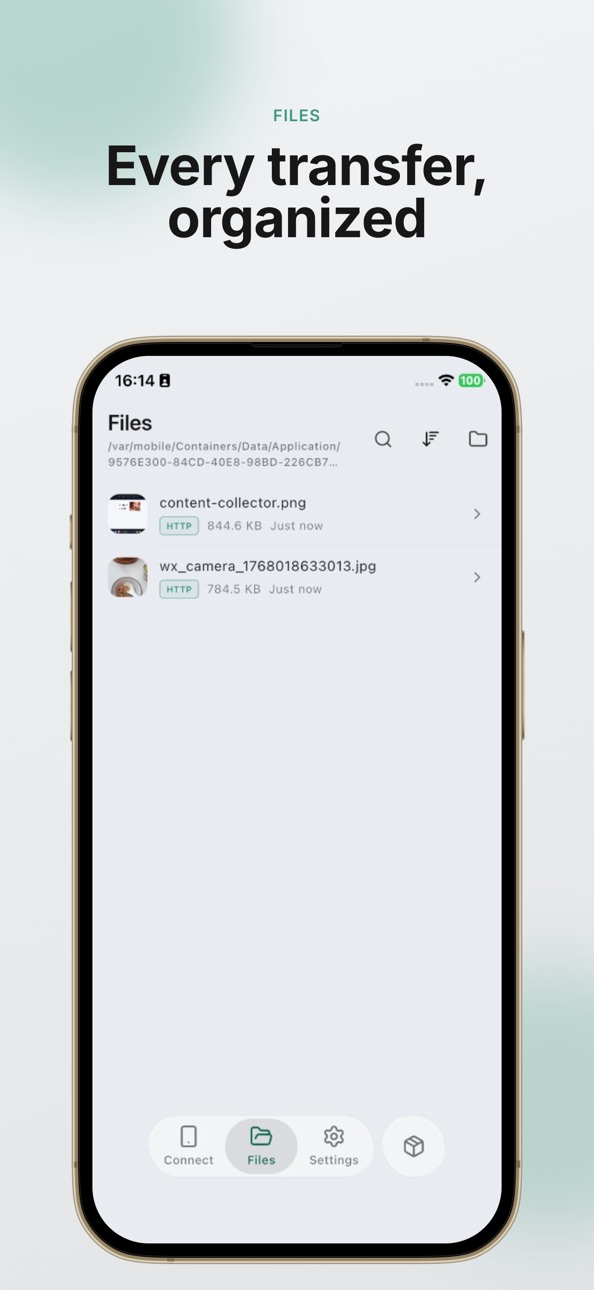 iPhone screenshot