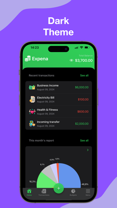 Finance Tracker: Expena Screenshot