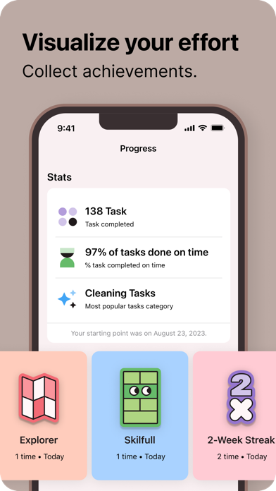Cleaning Schedule: NeatNook Screenshot