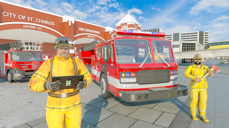 Fire Truck Game 911 Emergency