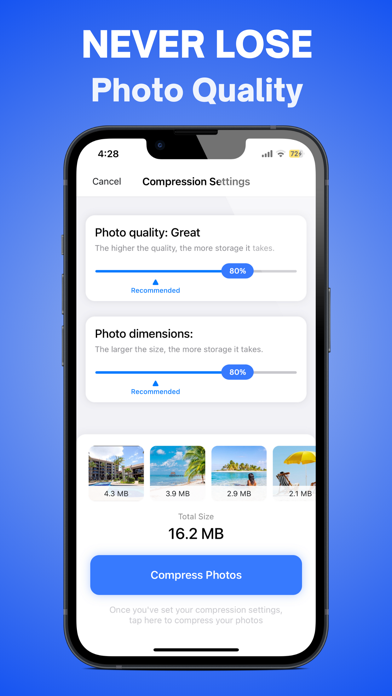 Compress Photos: Shrink Images Screenshot