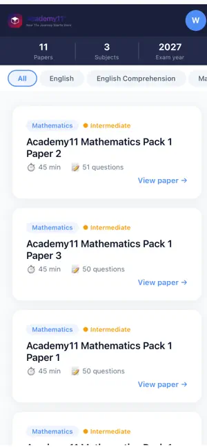 Academy11 screenshot 2