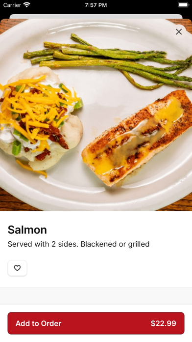 RED ROCK STEAKHOUSE & BAR iPhone screenshot 4 - Food & Drink app
