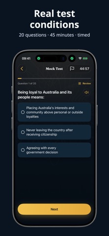 My Australian Citizenship Test iPhone screenshot