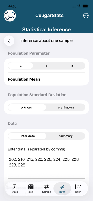 CougarStats Screenshot 1 of 10