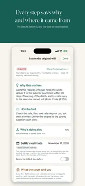 Settle: Probate & Executor screenshot 4