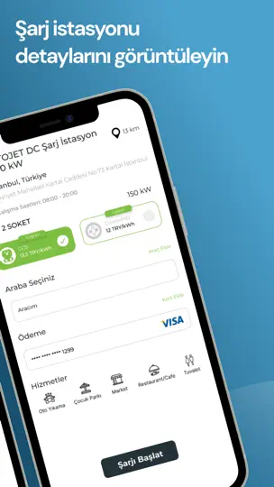 OTOJET Araç Şarj İstasyon Ağı iPhone Ekran Görüntüsü 4