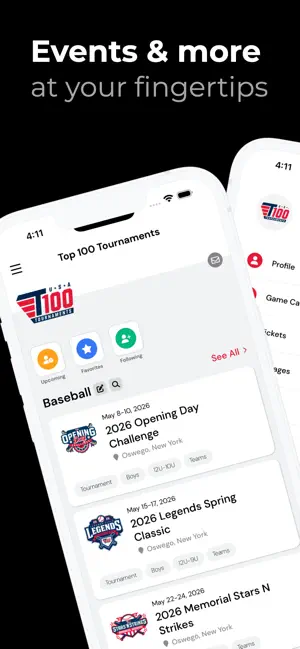Top 100 Tournaments screenshot 1