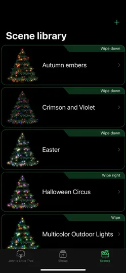 Captura de pantalla de John's Little Tree en iPhone 5