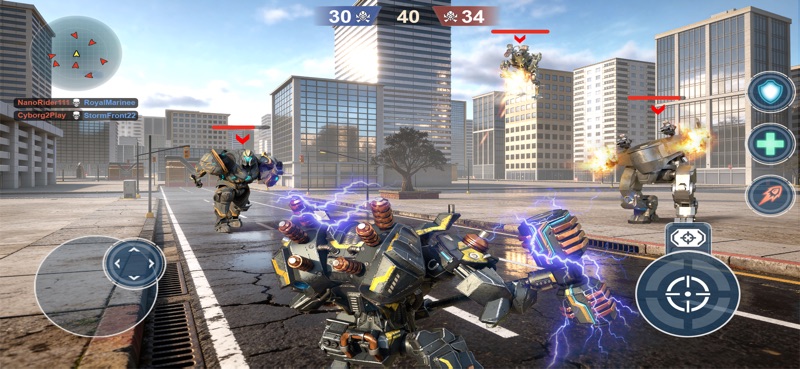 Mech Wars-Online Robot Battles screenshot 3
