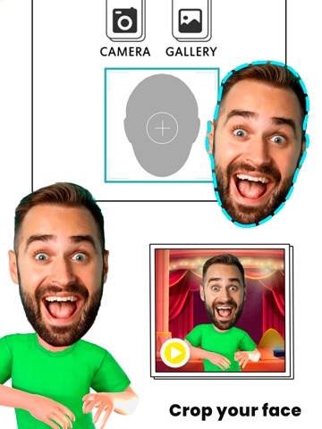 Face in dance for make videos iPad screenshot