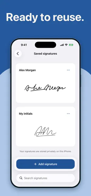 Signature Scanner: SignLeaf screenshot 4