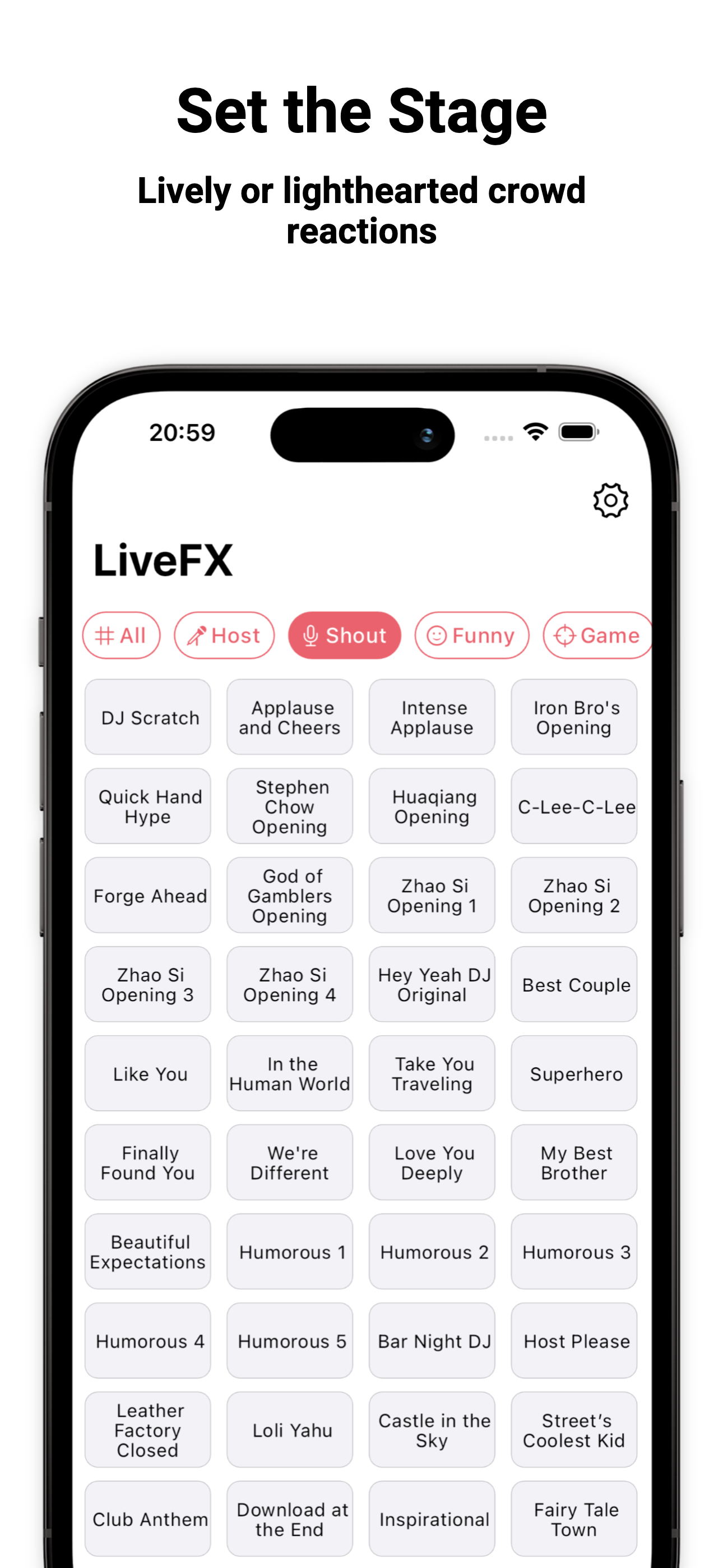 LiveFX: Stream Soundboard