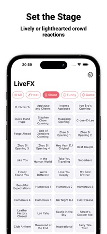 LiveFX: Stream Soundboard Screenshot 5 of 7