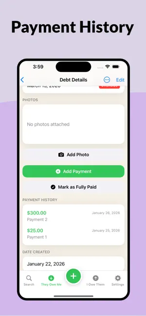 Payback: Debt & IOU Tracker screenshot 3