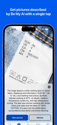 Be My Eyes App Store preview screenshot 1