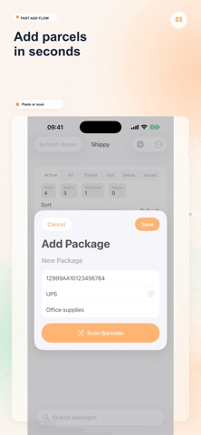 Shippy: Package Tracker Screenshot 3 of 3