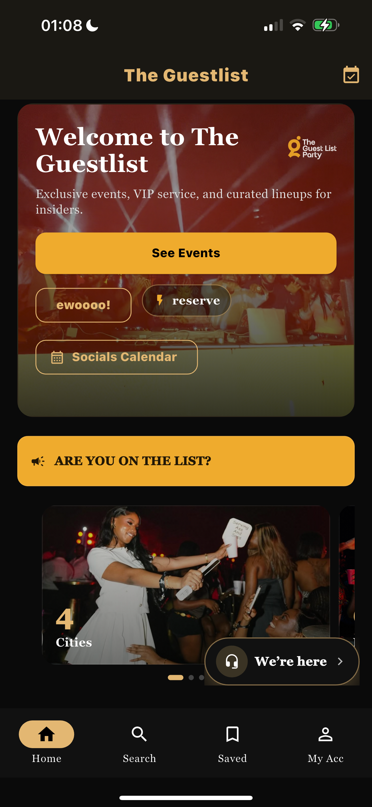 the guestlist party