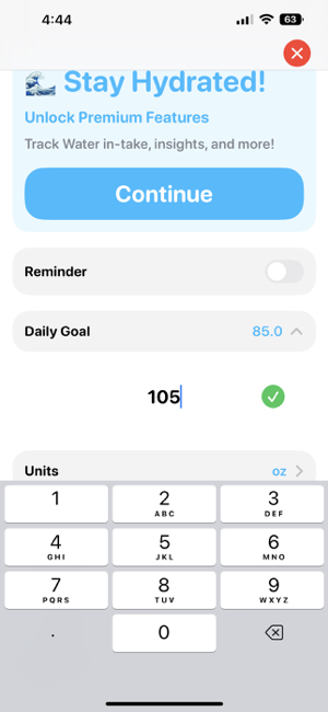 ‎Water Tracker: Reminder App Screenshot