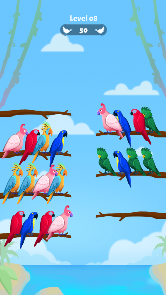 #1. Bird Puzzle - Sorting Games (iOS) By: Ha Hoang