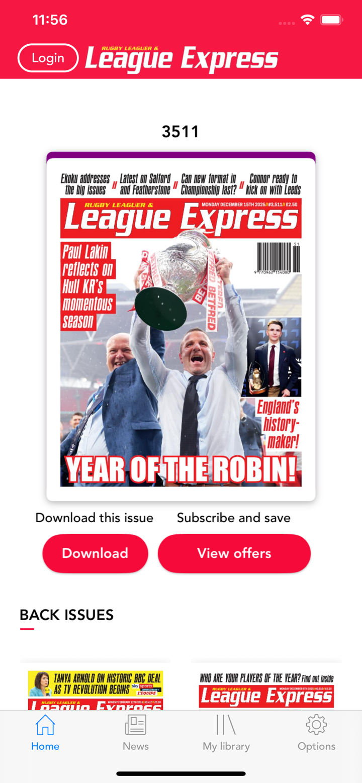 League Express screenshot 1