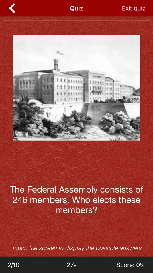 #9. Be Swiss - Quiz of Switzerland (iOS) โดย: Nomad Systems Sàrl