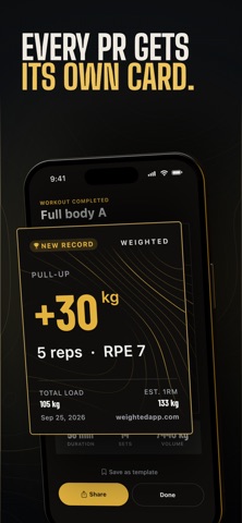 Weighted: Streetlifting Log Screenshot 3 of 7