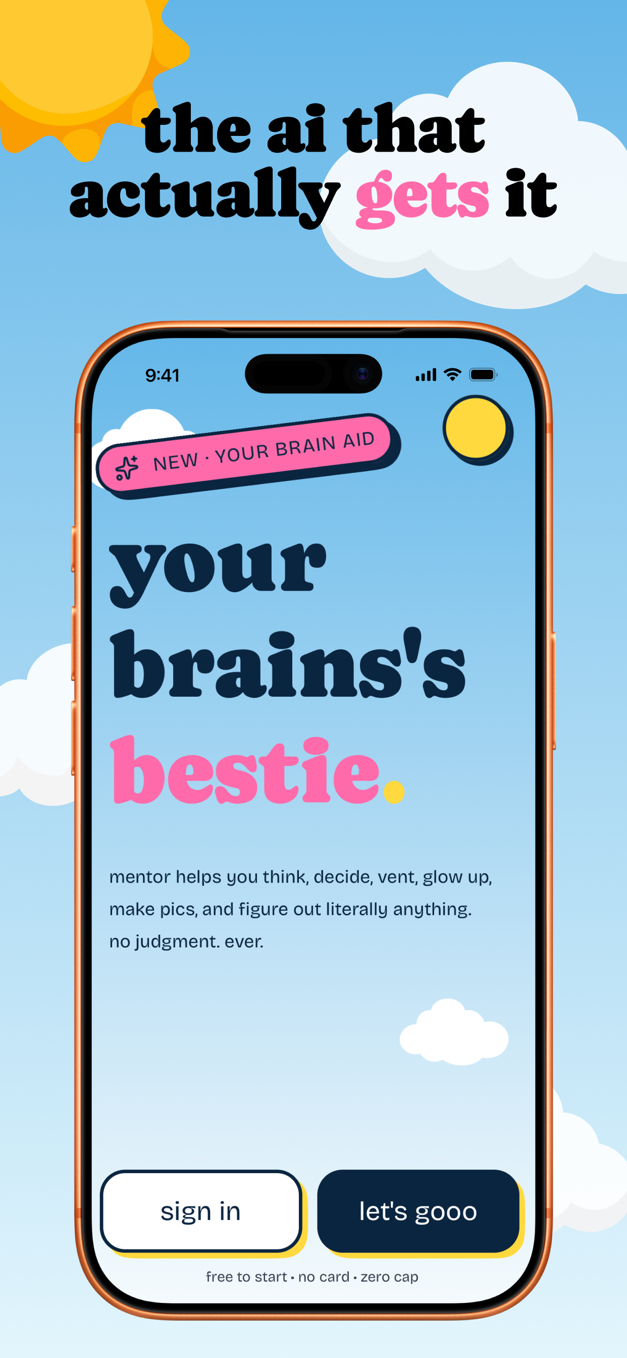Mentor: Your AI Bestie