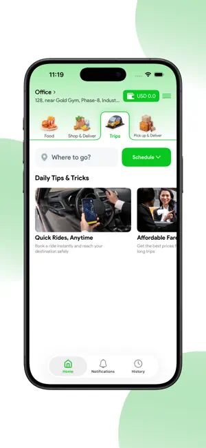 Apptunix QuickRides screenshot 3