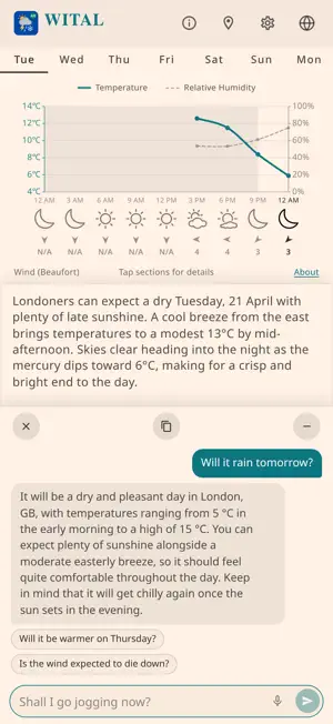AI Weather (WITAL) screenshot 2