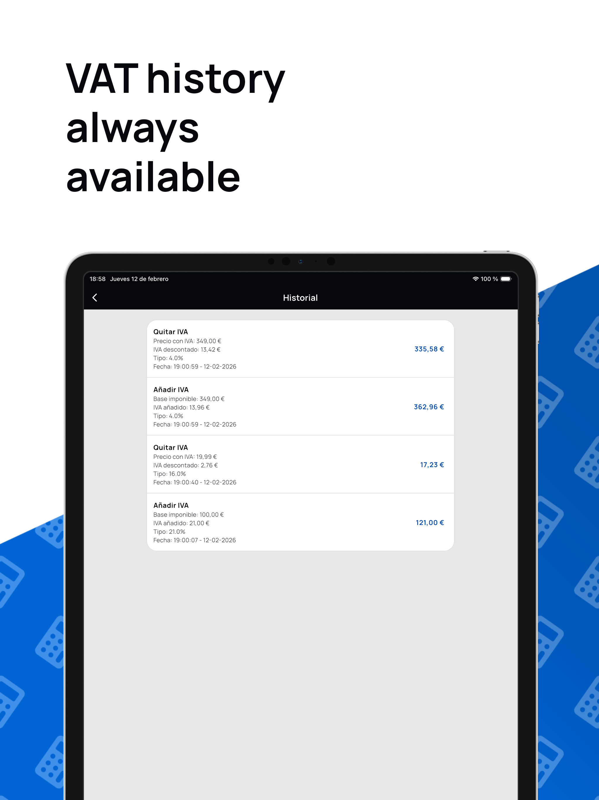 A simple VAT calculator
