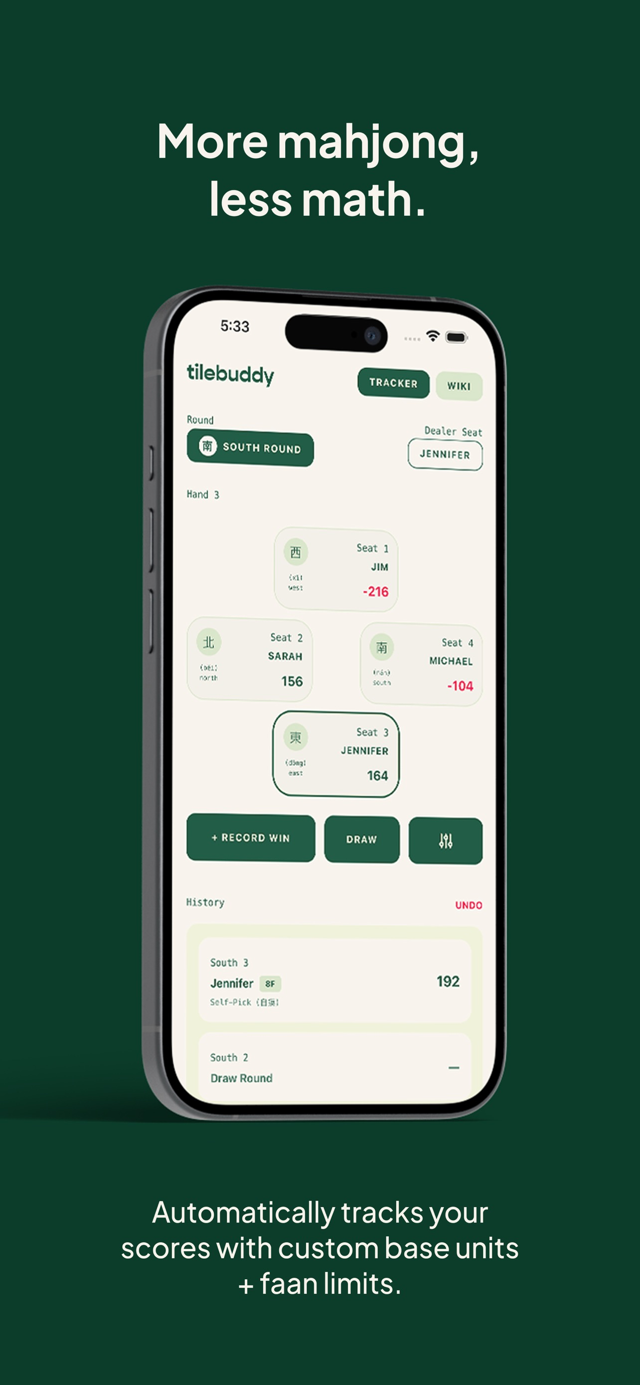 TileBuddy: Mahjong Scoring screenshot 5