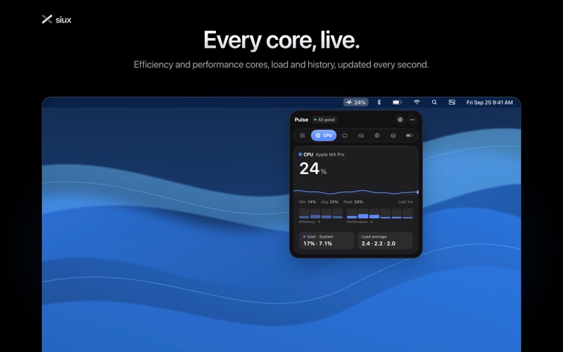 Pulse — System Monitor screenshot 2