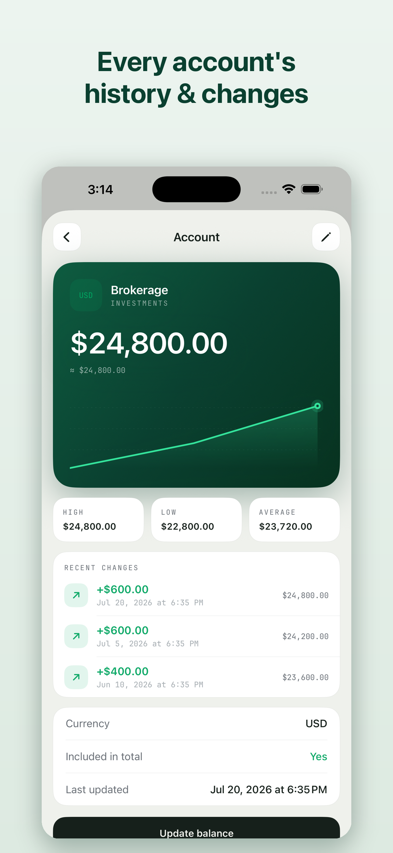 Moneta: Net Worth screenshot 2
