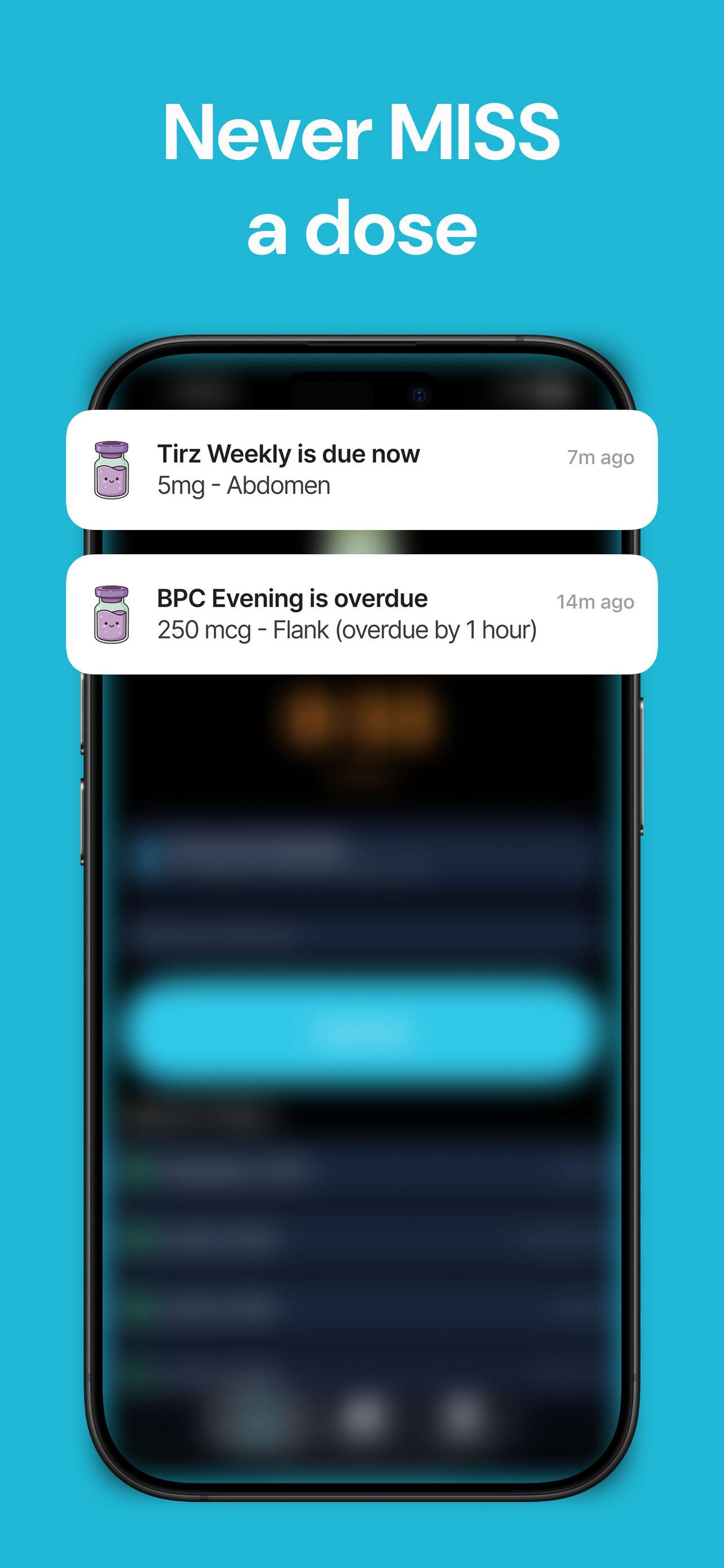 Peptide Tracker: Cycle screenshot 3
