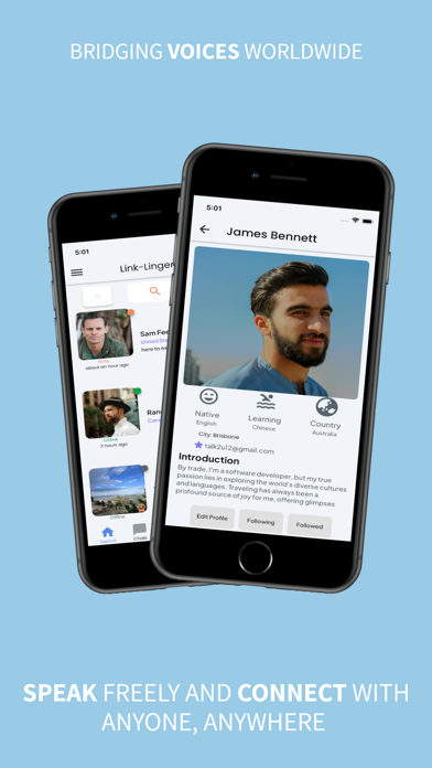 Link Ling iPhone screenshot 1 - Social Networking app