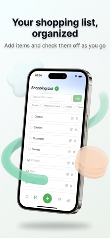 Grocery List: Budget App Screenshot 3 of 7