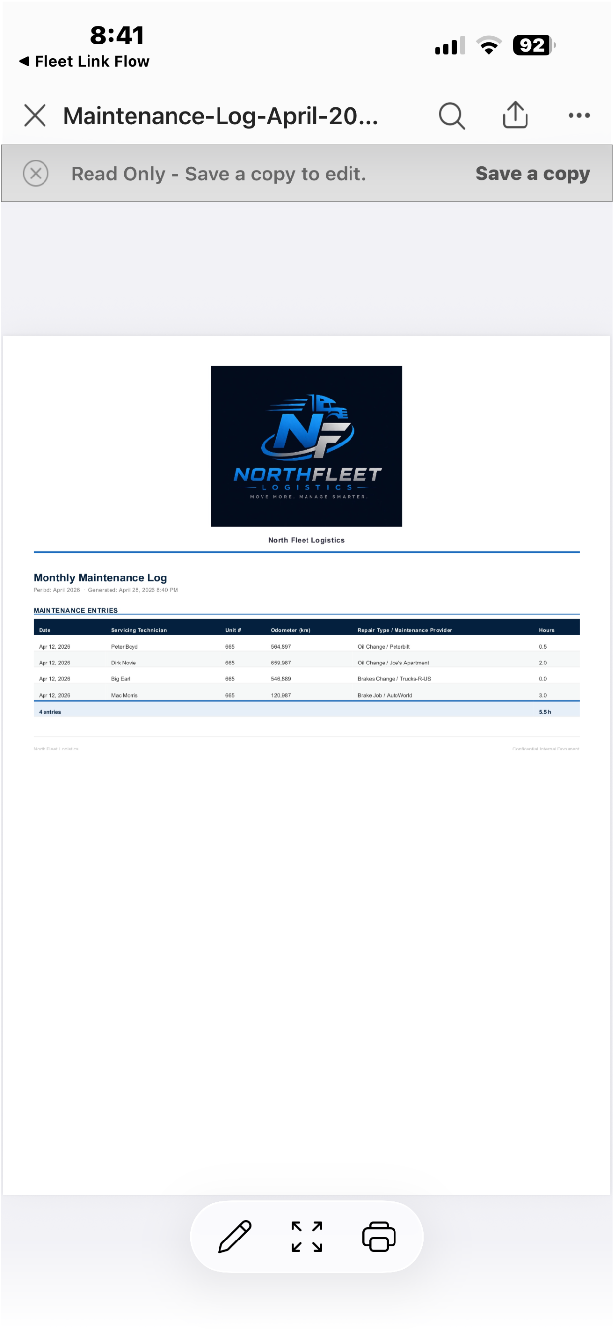 Fleet Link screenshot 5