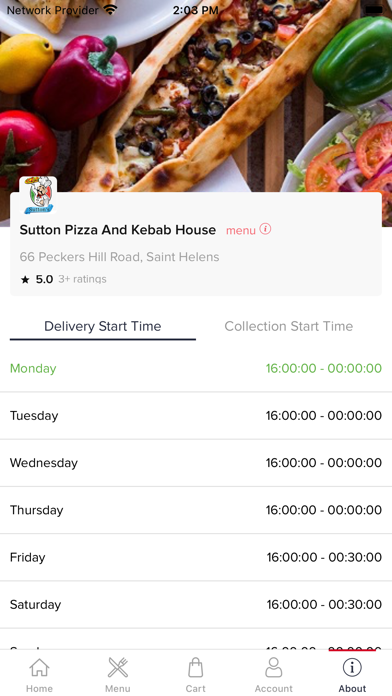 Sutton Pizza And Kebab House Screenshot