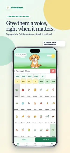 VoiceBloom AAC screenshot 1
