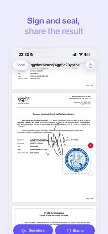 App screenshot