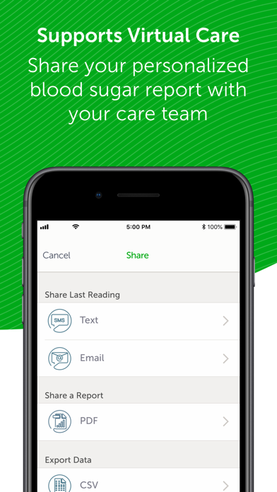 OneTouch Reveal® app Screenshot