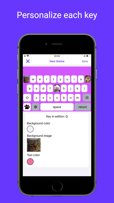 Customized Keyboard: K-board Screenshot