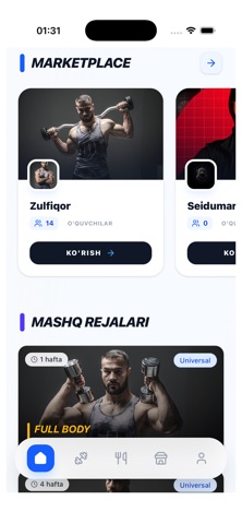 ATLET FIT iPhone screenshot