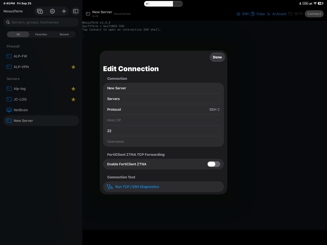 Screenshot 7 of NexusTerm: SSH & Remote Client
